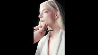 Anya Taylor-Joy Nude Tits (NipSlip) Dior's 'Circus of Dreams' Holiday Campaign, BTS | IG December 2025