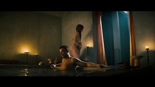 Jamaica Vaughan, Tenika Davis Nude Tits Sex Scenes "Spartacus: House of Ashur" S1Ep8 2026
