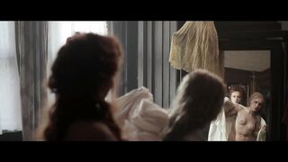 Ella Schrey Yeats, Hannah James,  Amethyst Davis Nude Tits Sex Scenes "The Gray House" S1 2026