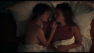 Vicky Krieps Sex Scenes Nude Tits "Love Me Tender" 2025