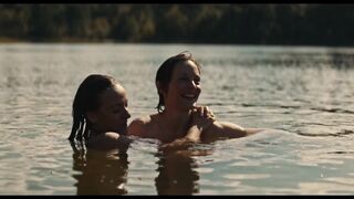 Vicky Krieps Sex Scenes Nude Tits "Love Me Tender" 2025