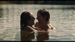 Vicky Krieps Sex Scenes Nude Tits "Love Me Tender" 2025