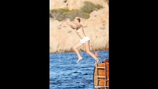 Brooks Nader Nude Tits (Topless) Sardinia, Italy, on August 9, 2026