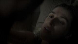 Honor Swinton Byrne Nude Tits Sex Scene "War" S1Ep2 2026